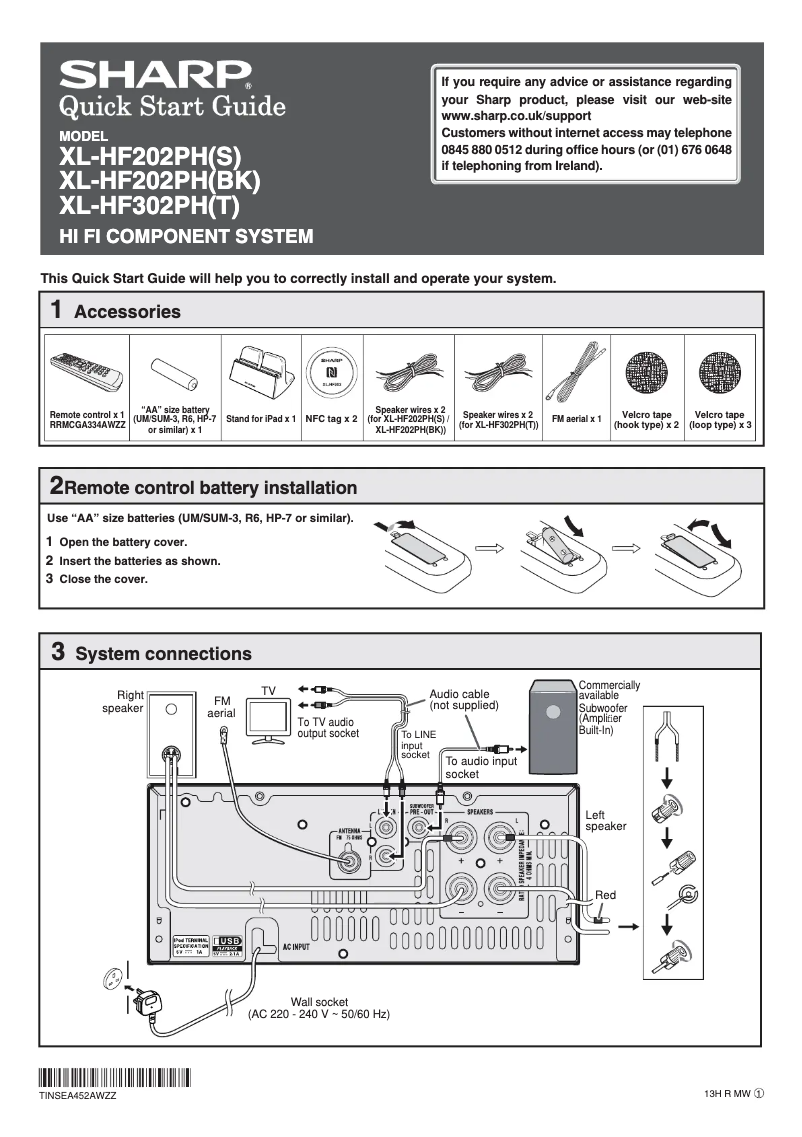 Imagen de la primera página del manual del dispositivo XLHF202PHBK