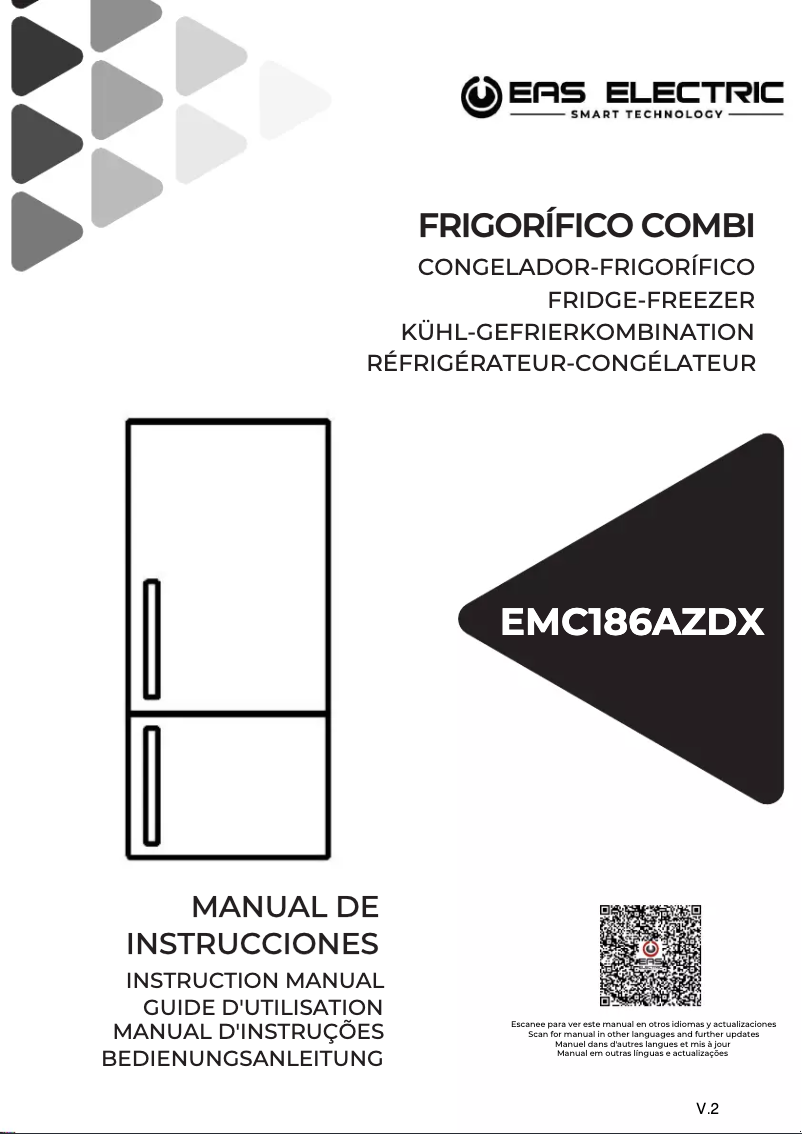 Imagen de la primera página del manual del dispositivo EMC186AZDX