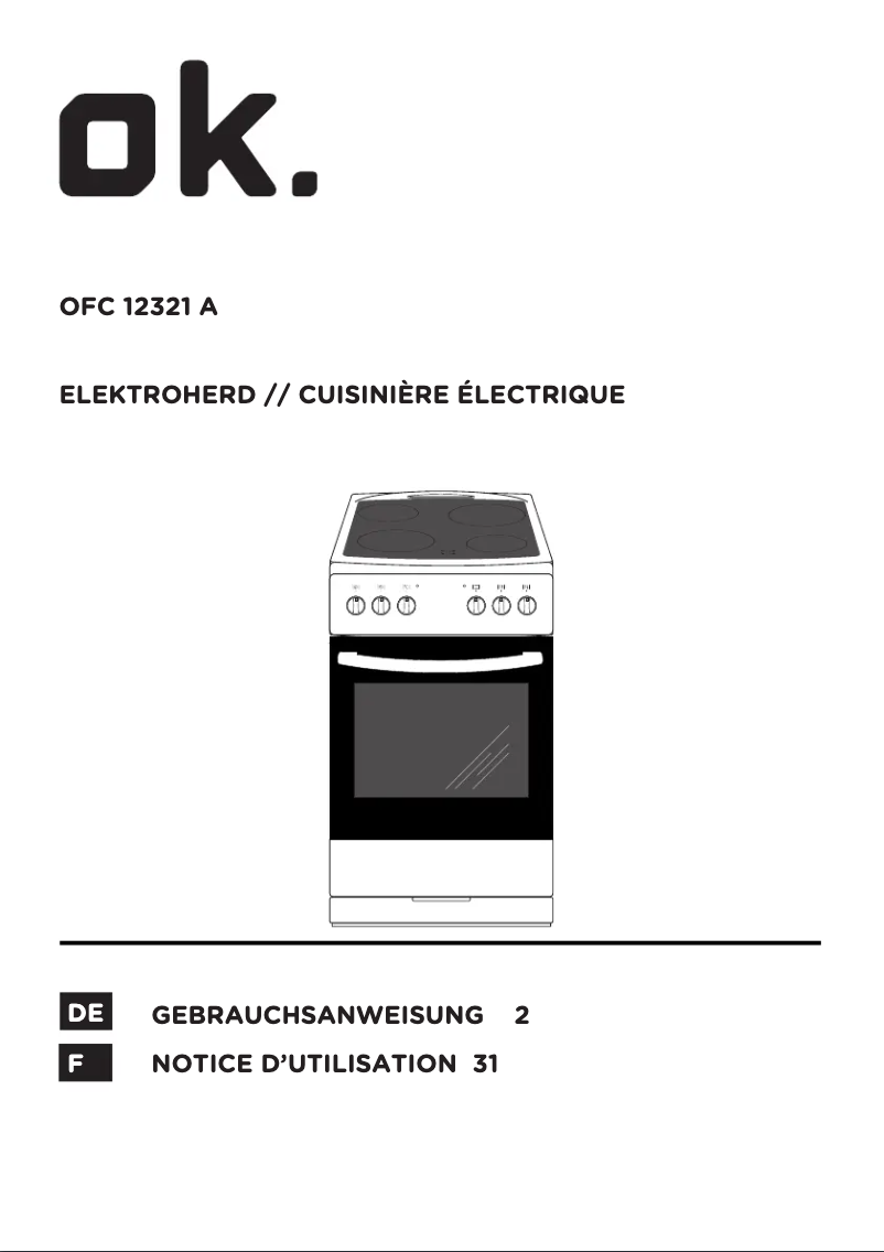 Página 1 del manual Manual de usuario OK OFC 12321 A