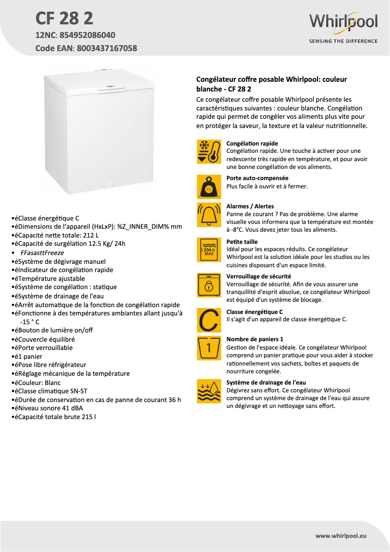 Imagen de la primera página del manual del dispositivo CF 28 2