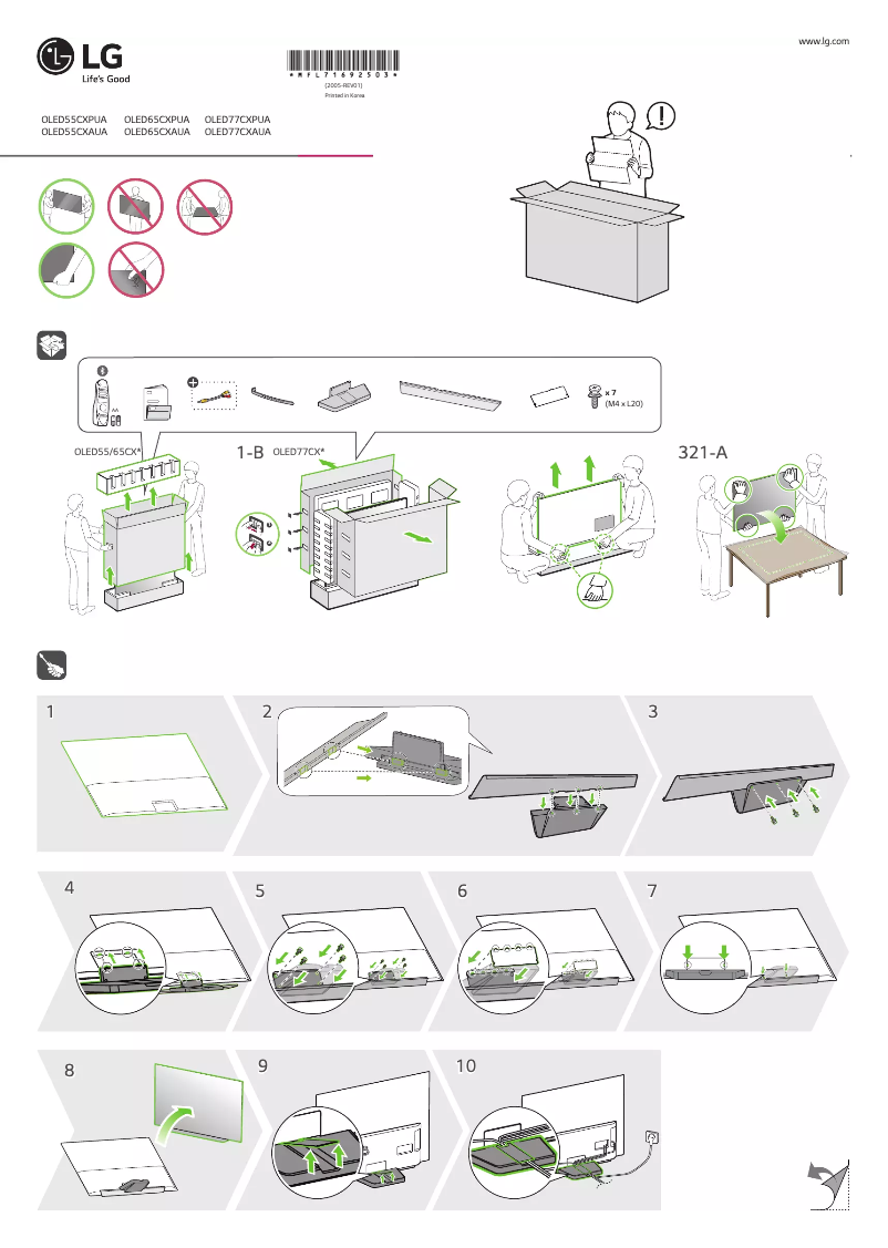 Página nº 1 - Manual de usuario LG CXPUA