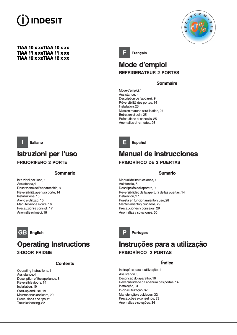 Imagen de la primera página del manual del dispositivo TIAA 12 (1)