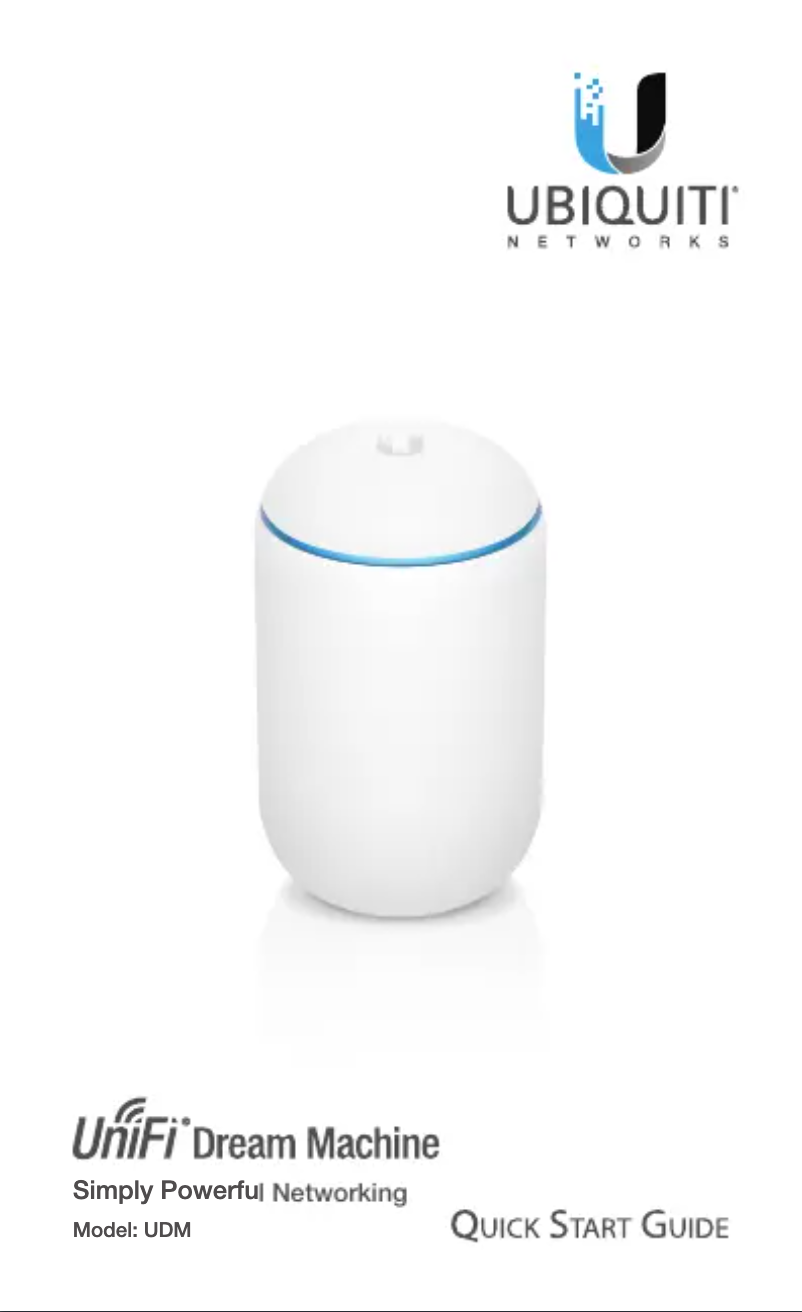 Imagen de la primera página del manual del dispositivo Dream Router