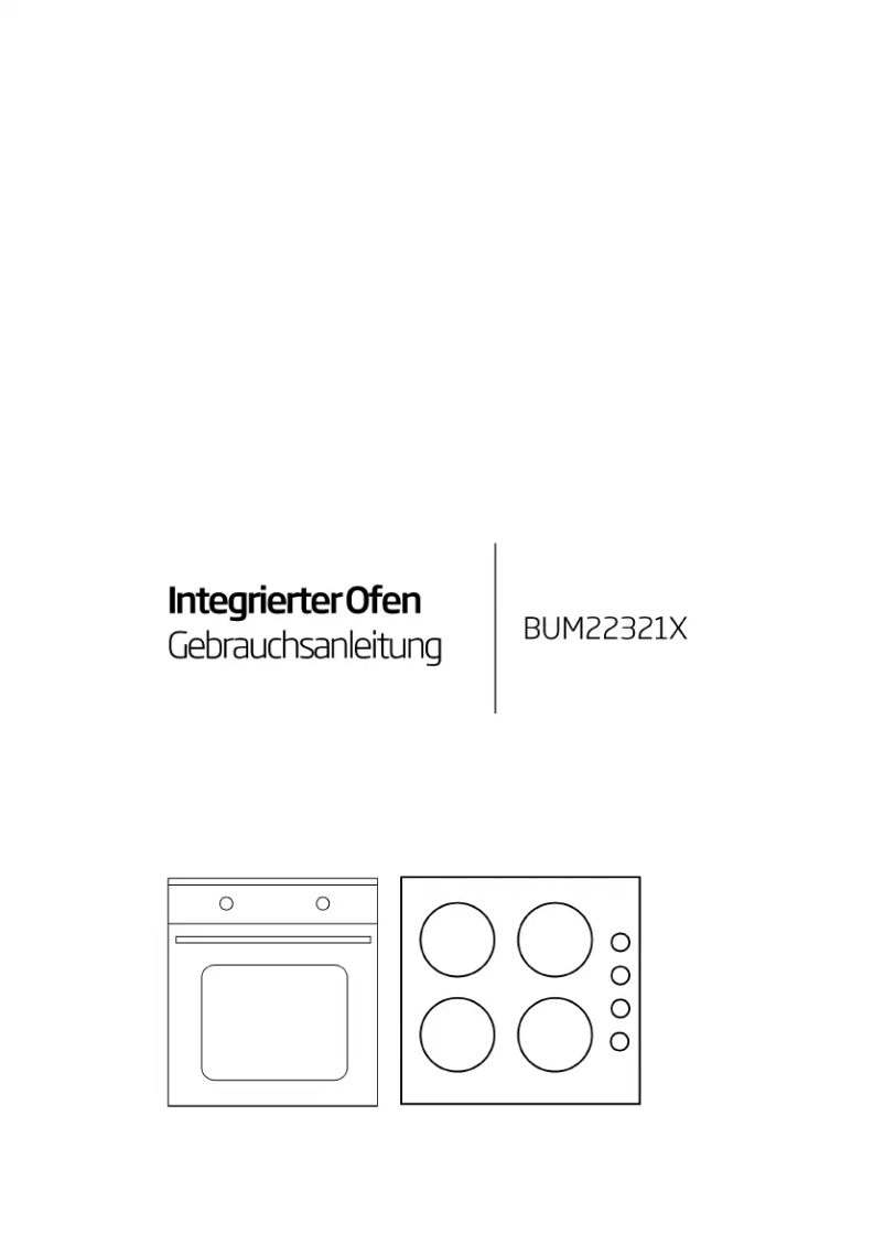 Página 1 del manual Manual de usuario Beko BUM22321X