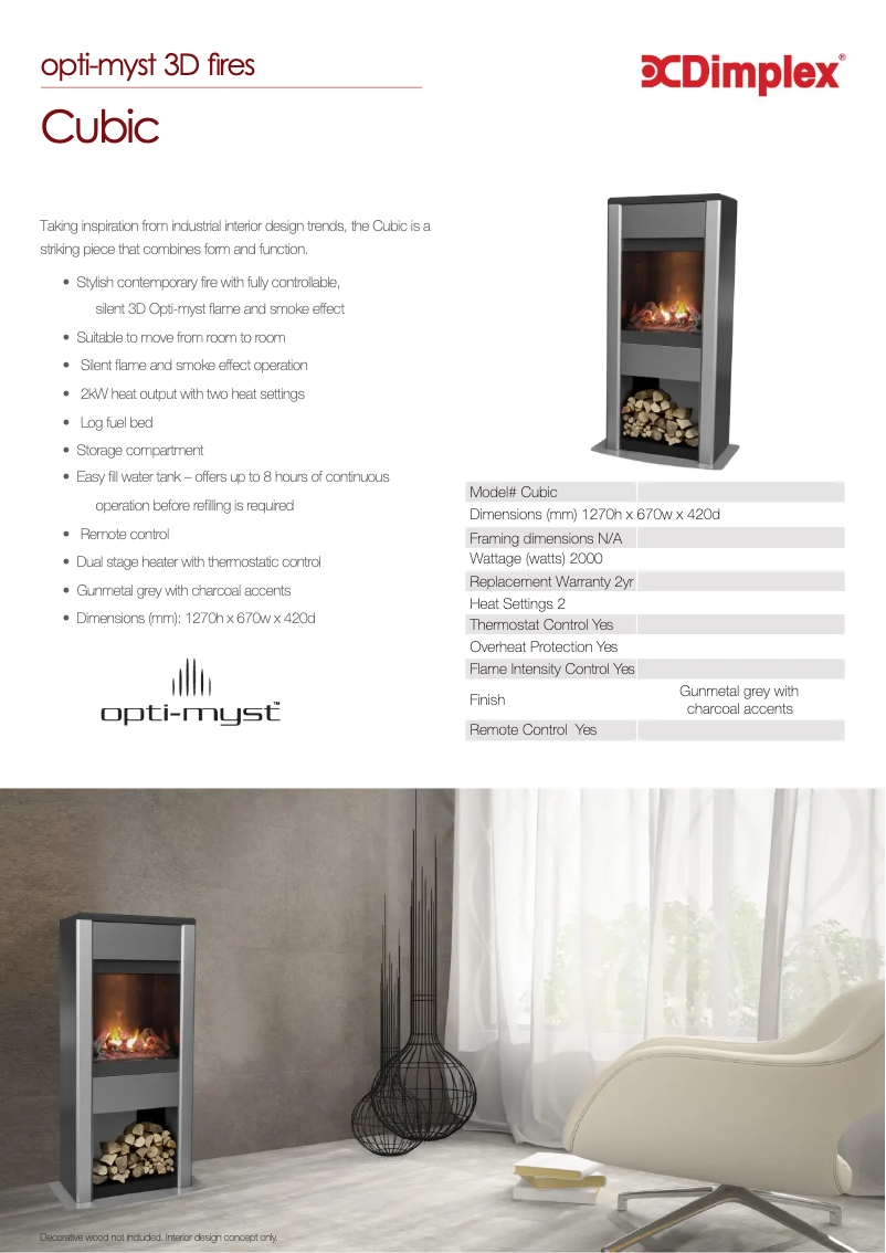 Imagen de la primera página del manual del dispositivo Cubic