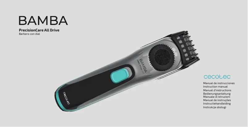 Página nº 1 - Manual de usuario Cecotec PrecisionCare All Drive