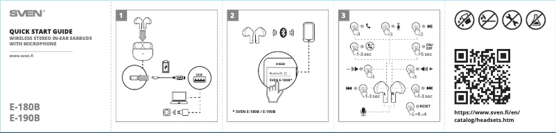 Imagen de la primera página del manual del dispositivo E-180B