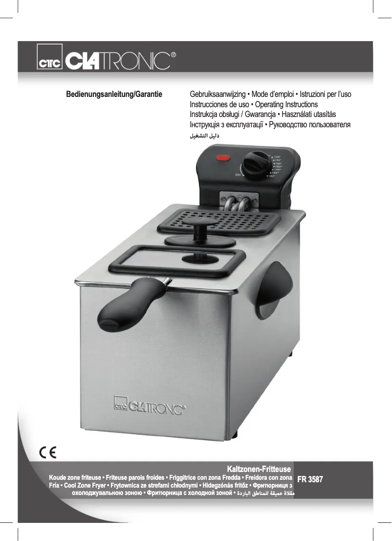 Imagen de la primera página del manual del dispositivo FR 3587