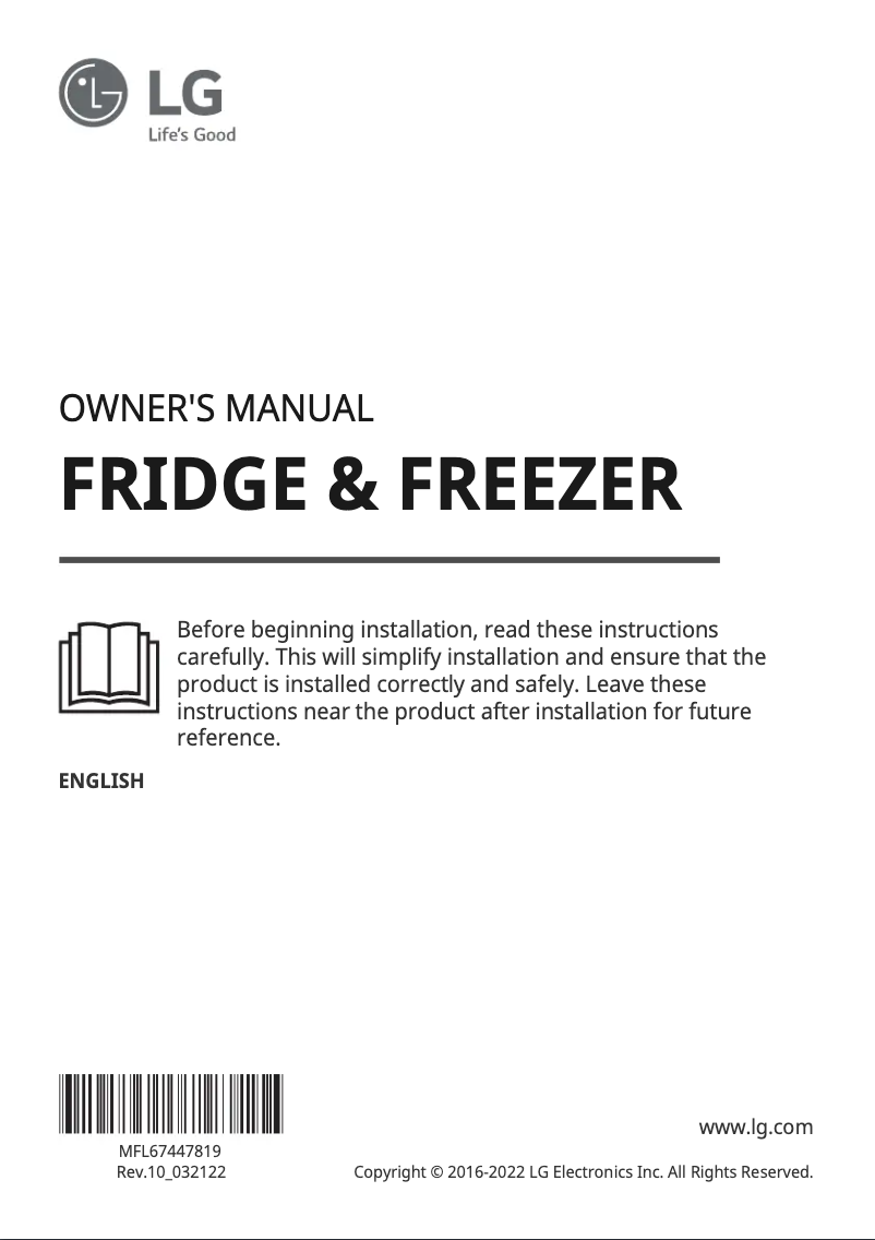 Página nº 1 - Manual de usuario LG GSX961MCCZ