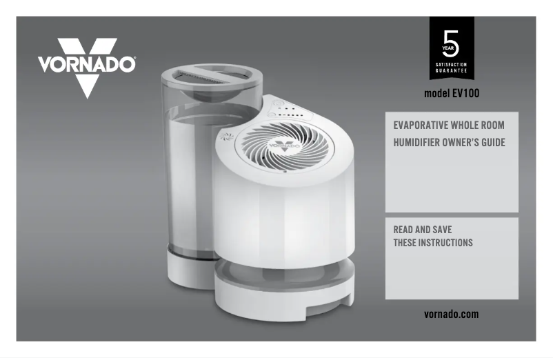 Página nº 1 - Manual de usuario Vornado EV100