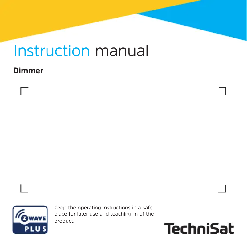 Página 1 del manual Manual de usuario TechniSat Dimmer-Einsatz M hellgrau