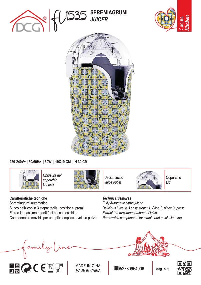 Página nº 1 - Manual de usuario DCG FL1535