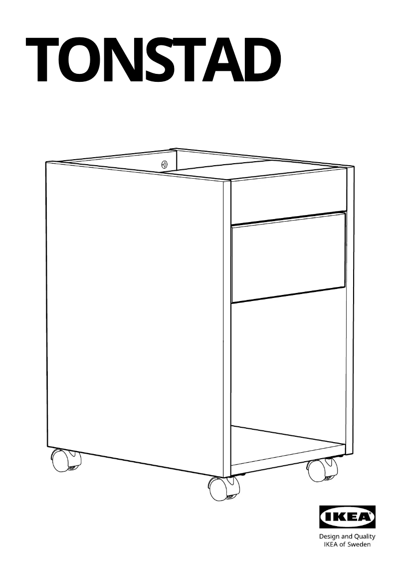 Imagen de la primera página del manual del dispositivo TONSTAD 405.382.11