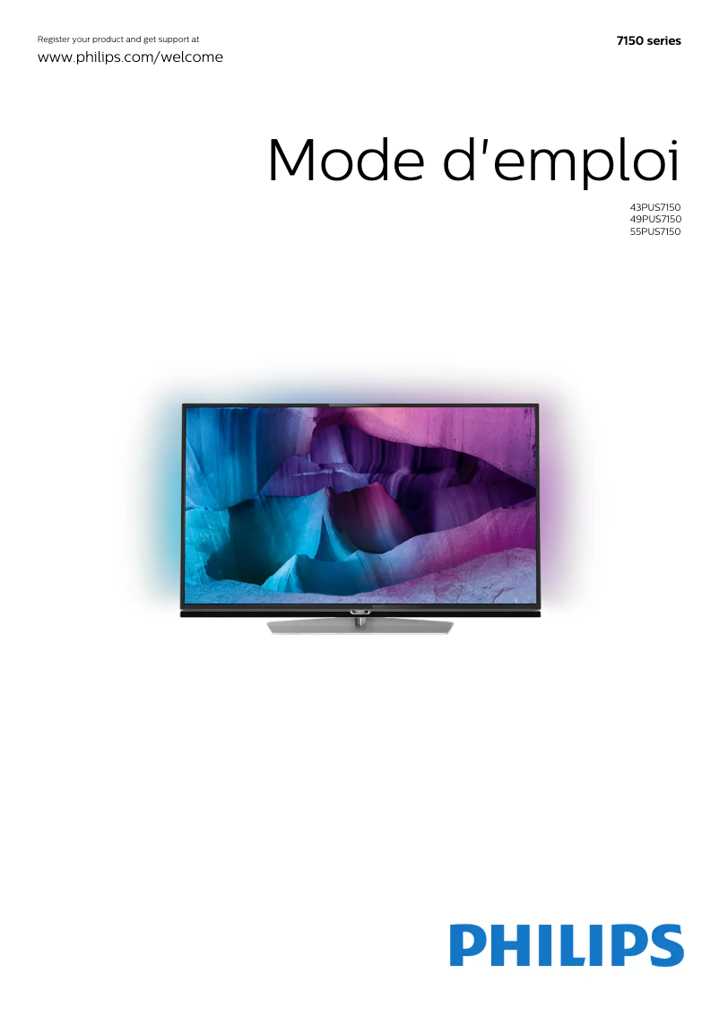 Página 1 del manual Manual de usuario Philips 7000 series 55PUS7150