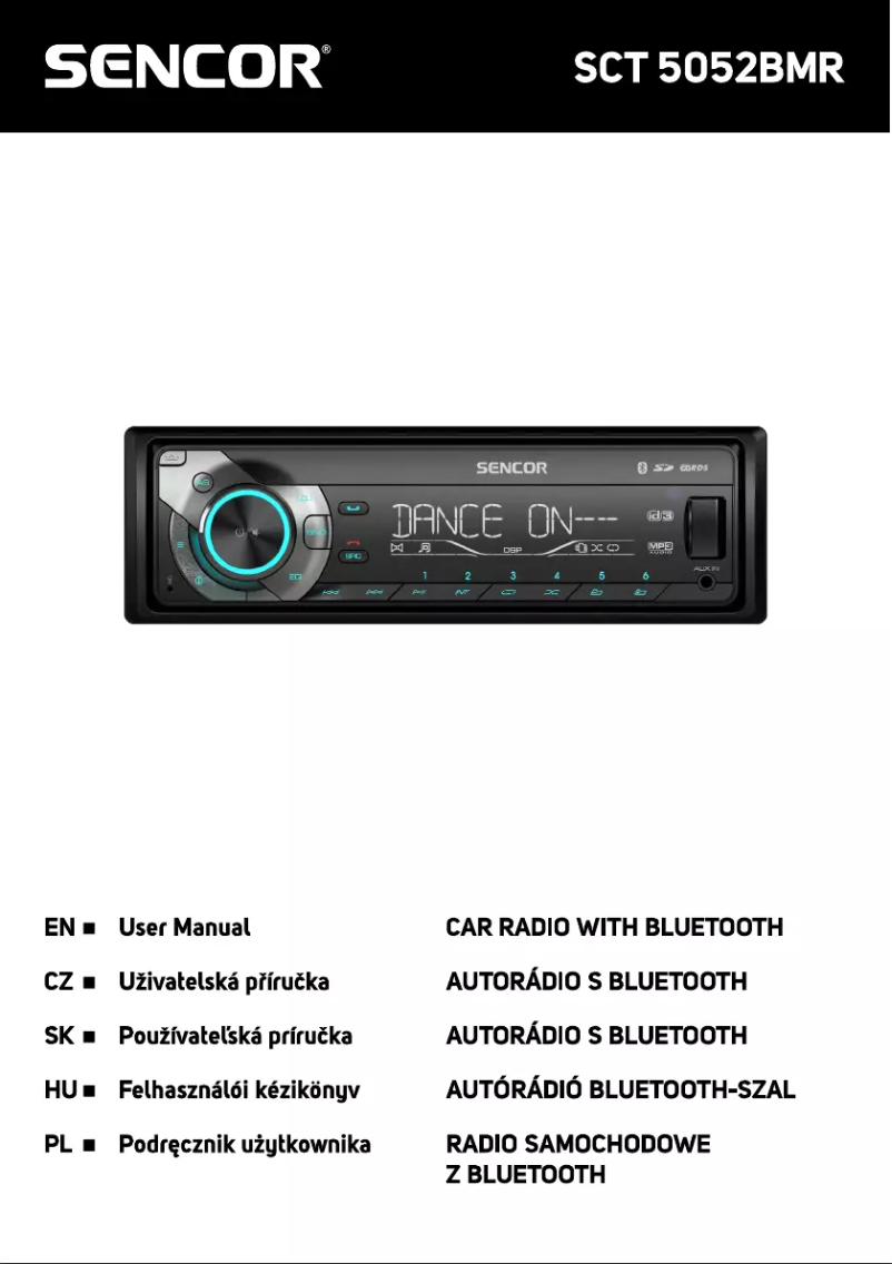Página 1 del manual Manual de usuario Sencor SCT 5052BMR