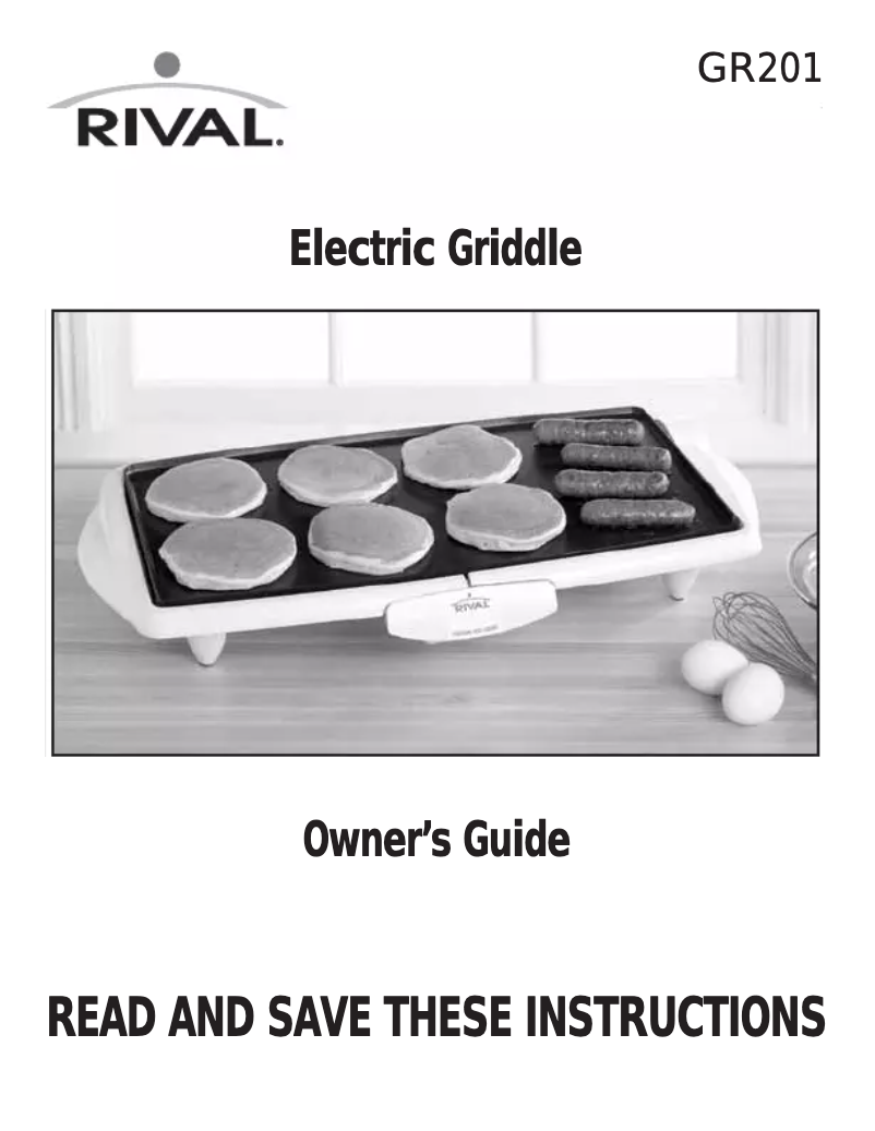 Página nº 1 - Manual de usuario Rival GR201