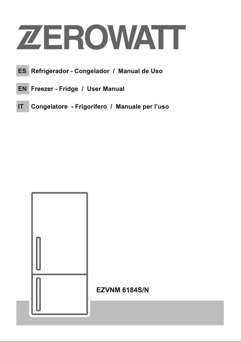 Página 1 del manual Manual de usuario Zerowatt EZVNM 6184SN