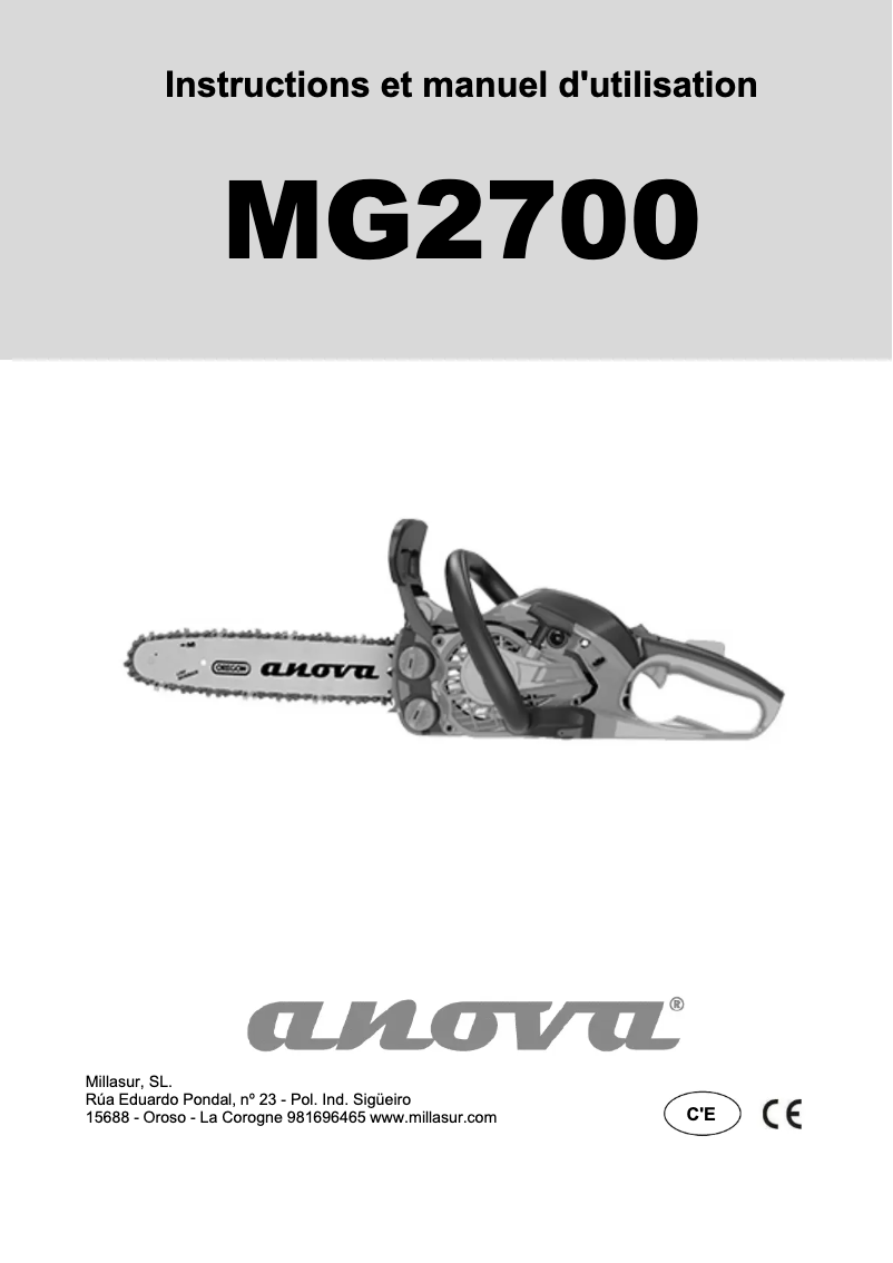 Imagen de la primera página del manual del dispositivo MG2700