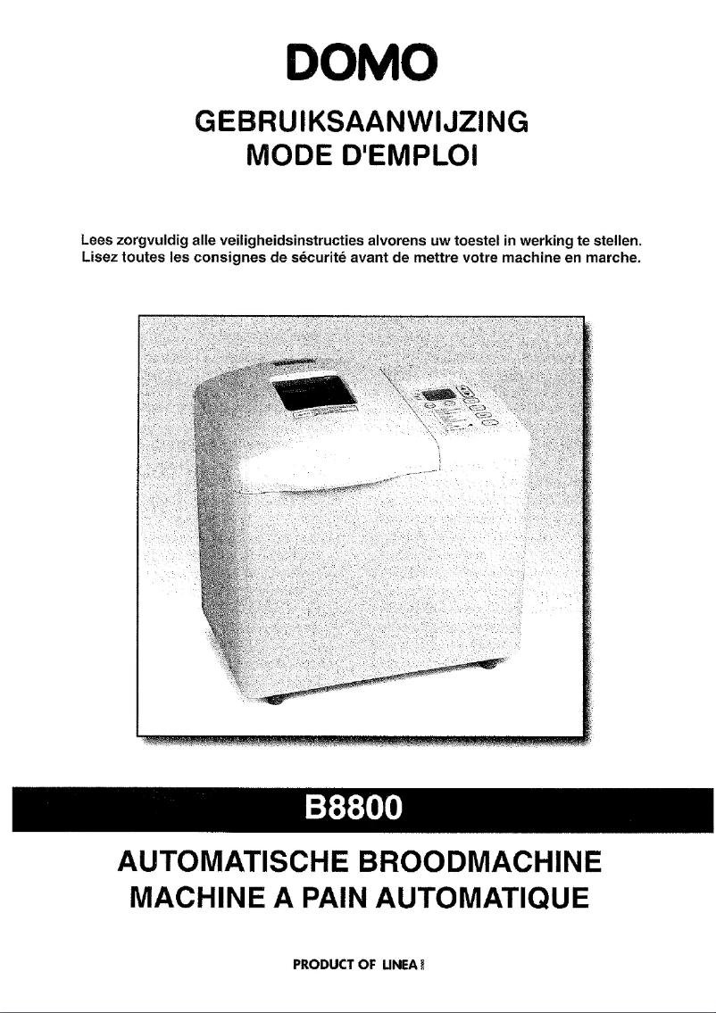 Página 1 del manual Manual de usuario Domo B8800