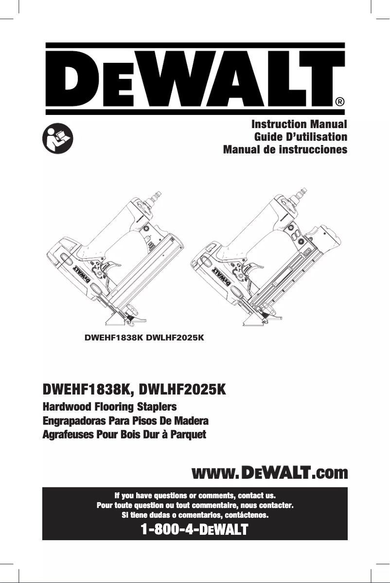 Página 1 del manual Manual de usuario DeWalt DWLHF2025K