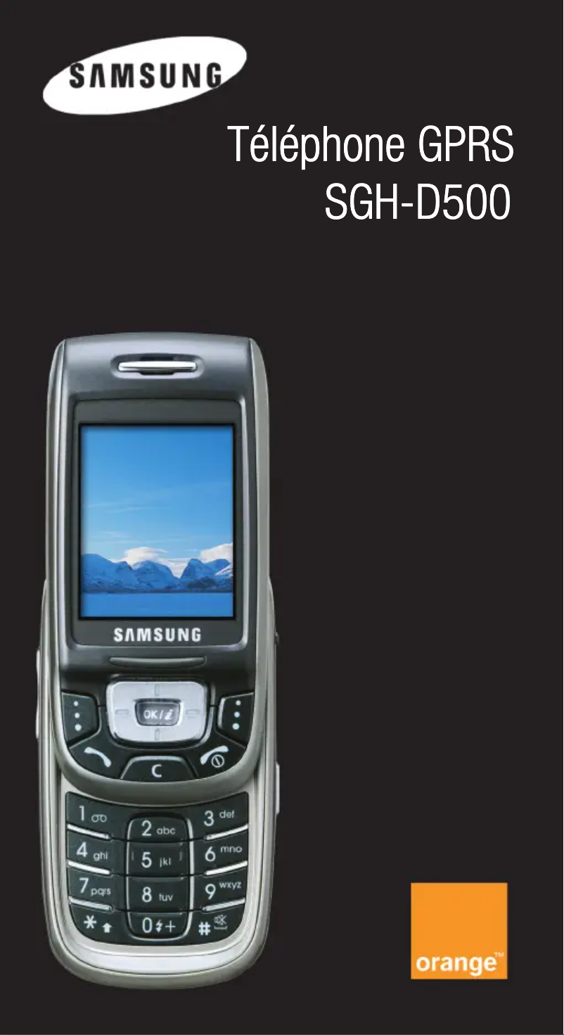 Página 1 del manual Manual de usuario Samsung SGH-D500