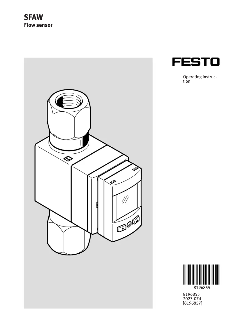 Imagen de la primera página del manual del dispositivo SFAW-32-X-E-PNLK-PNVBA-M12