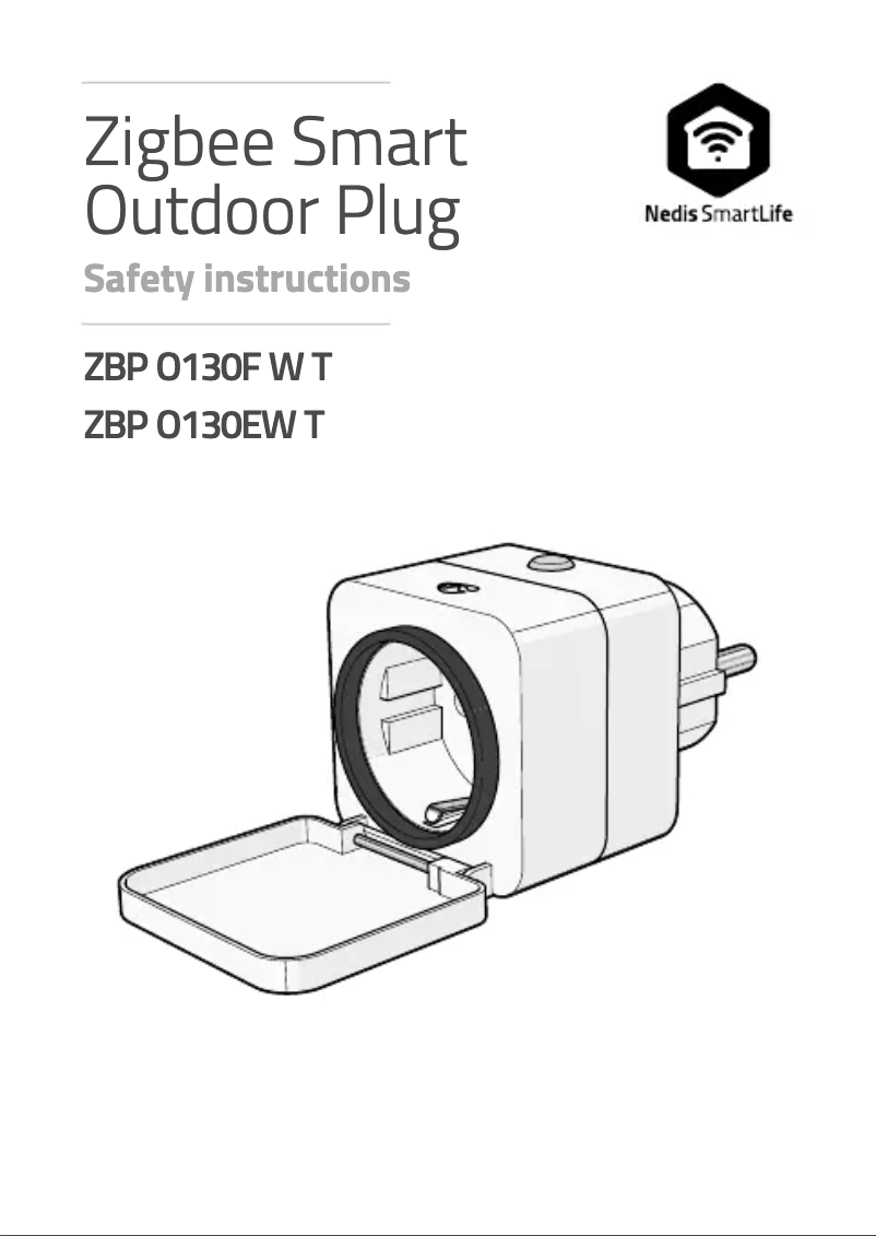 Imagen de la primera página del manual del dispositivo ZBPO130EWT