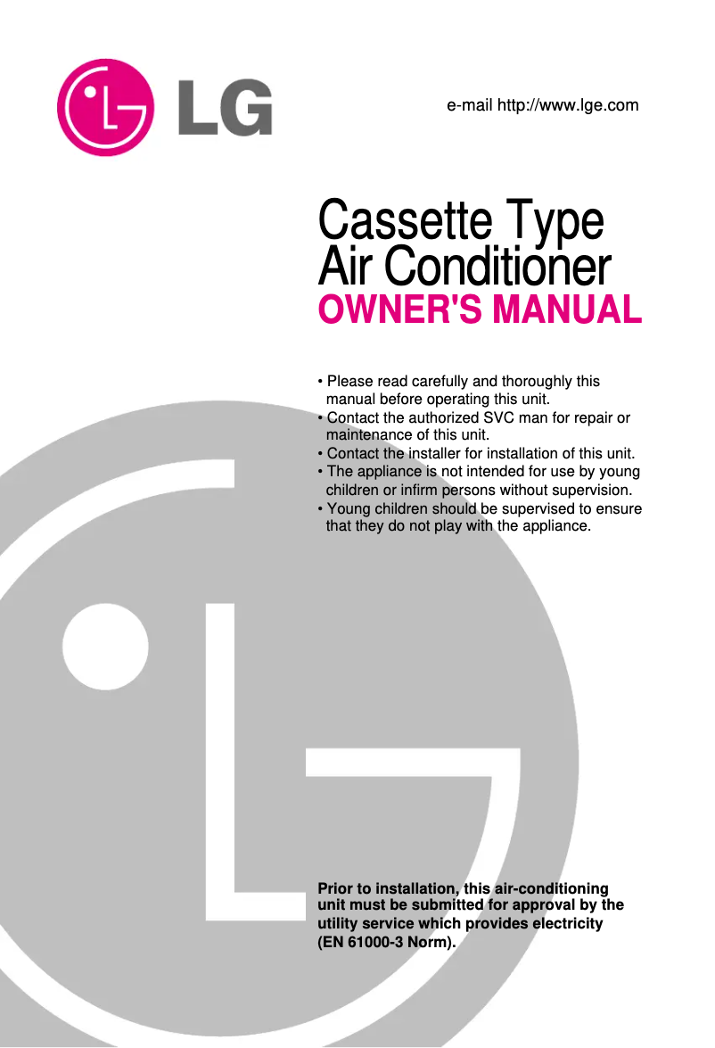 Página 1 del manual Manual de usuario LG LTUH286FLC0