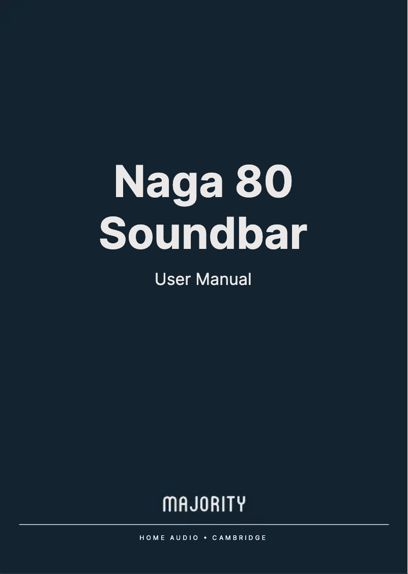 Imagen de la primera página del manual del dispositivo Naga 80