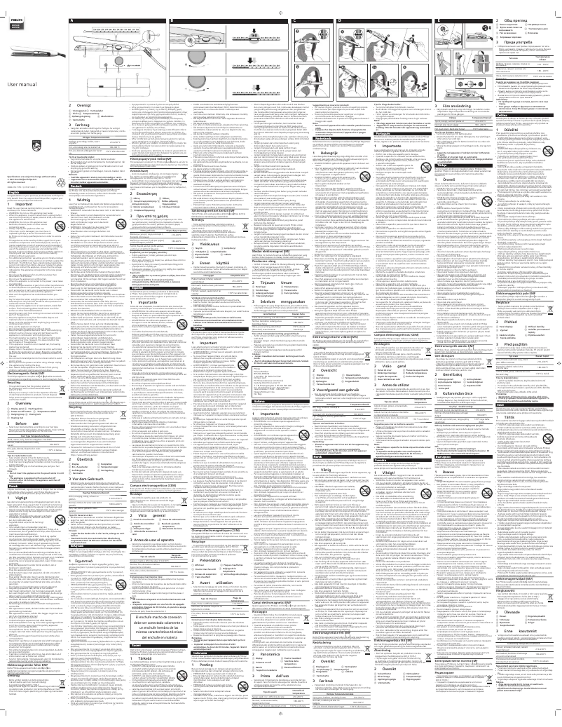 Página 1 del manual Manual de usuario Philips BHS530