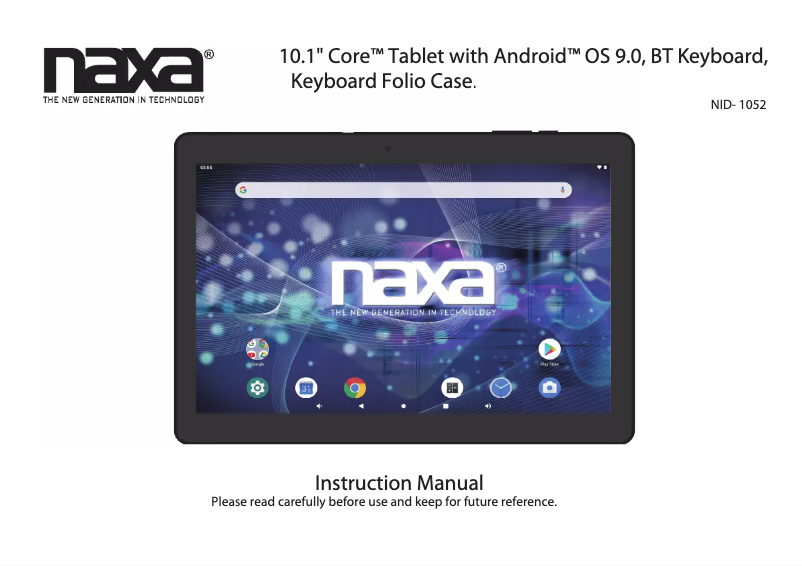 Página 1 del manual Manual de usuario Naxa NID-1052