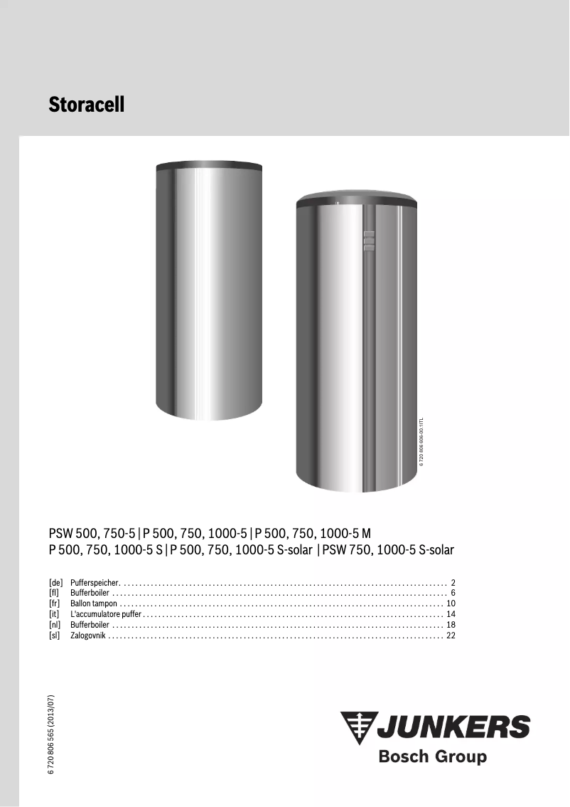 Imagen de la primera página del manual del dispositivo PSW 500