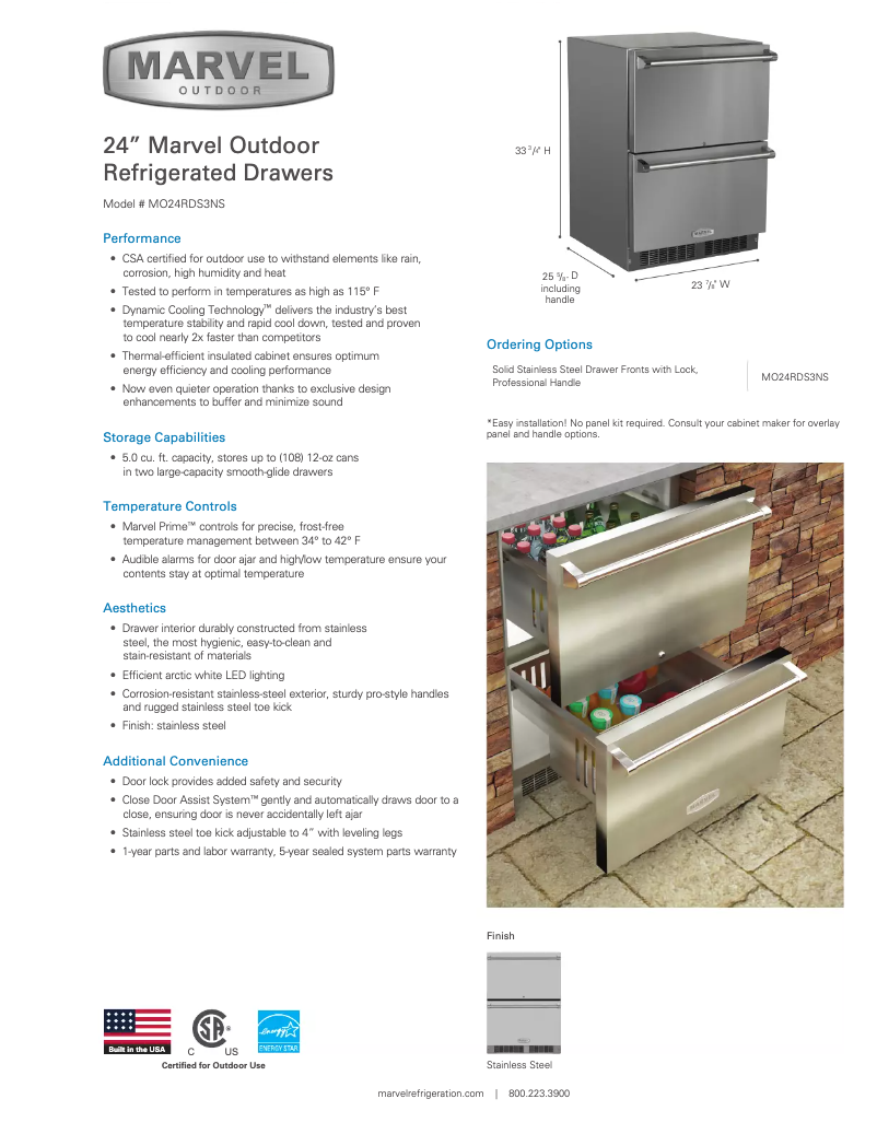 Imagen de la primera página del manual del dispositivo MO24RD3N