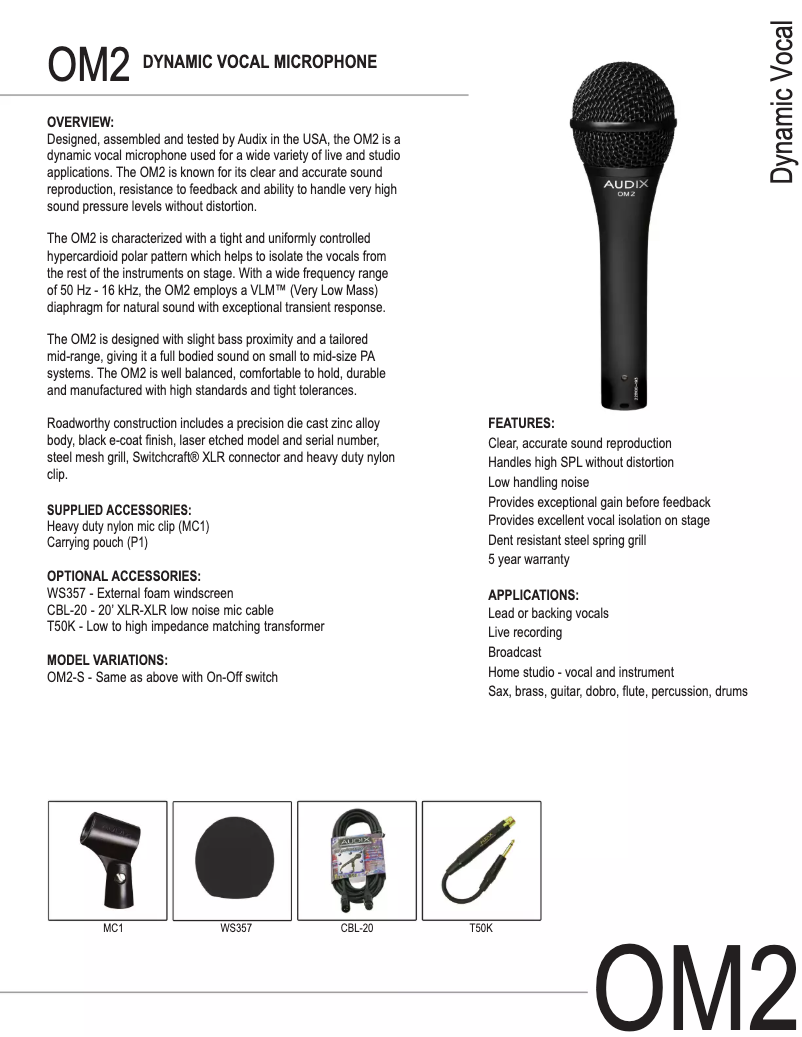 Imagen de la primera página del manual del dispositivo OM2