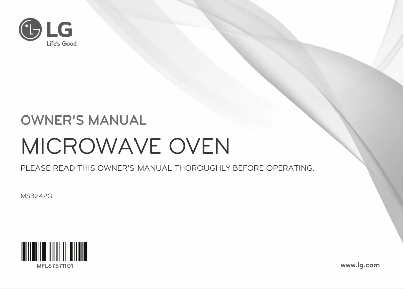 Imagen de la primera página del manual del dispositivo MS3242G