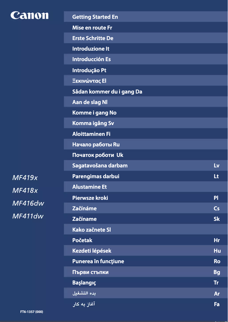 Página 1 del manual Manual de usuario Canon i-SENSYS MF416dw