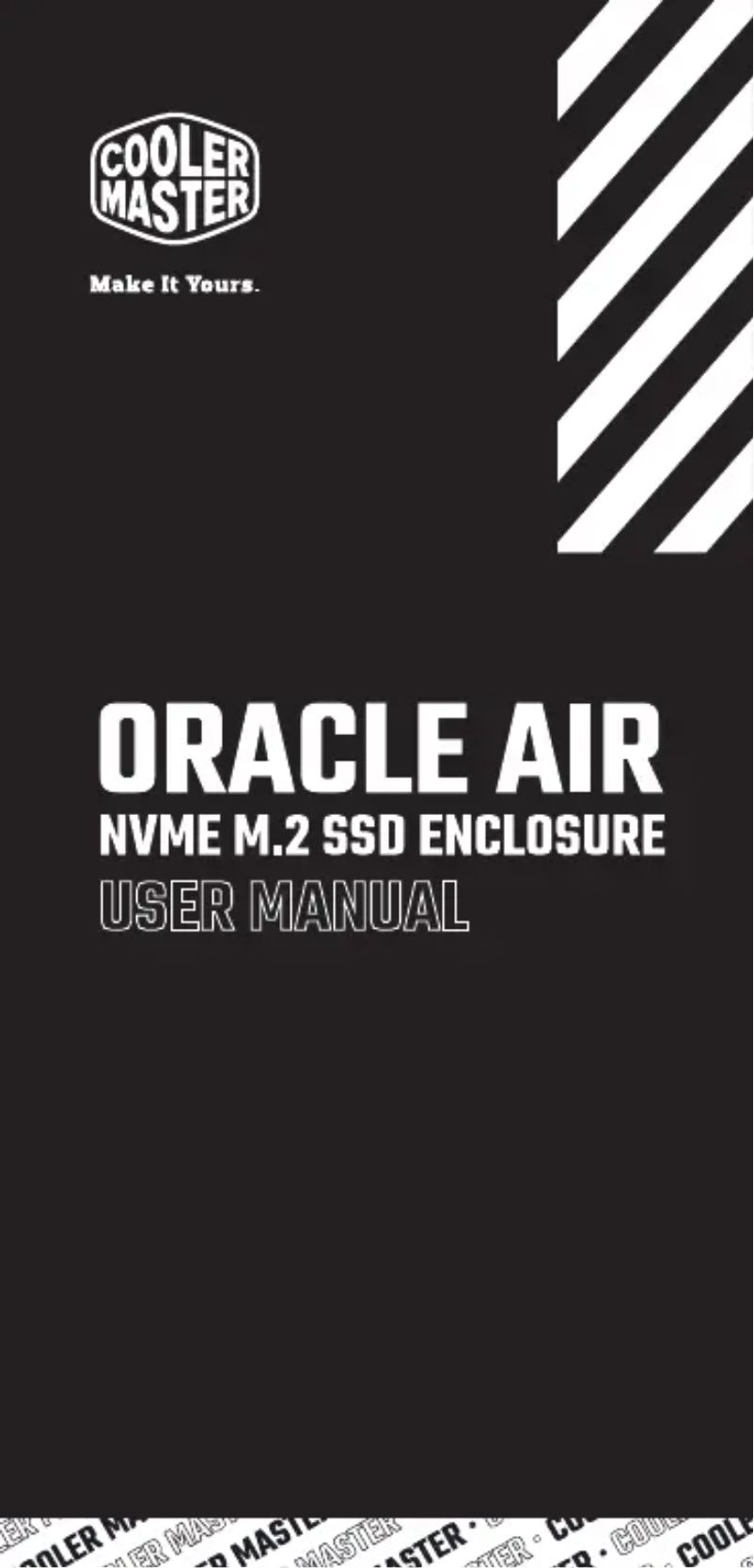Página 1 del manual Manual de usuario Cooler Master Oracle Air