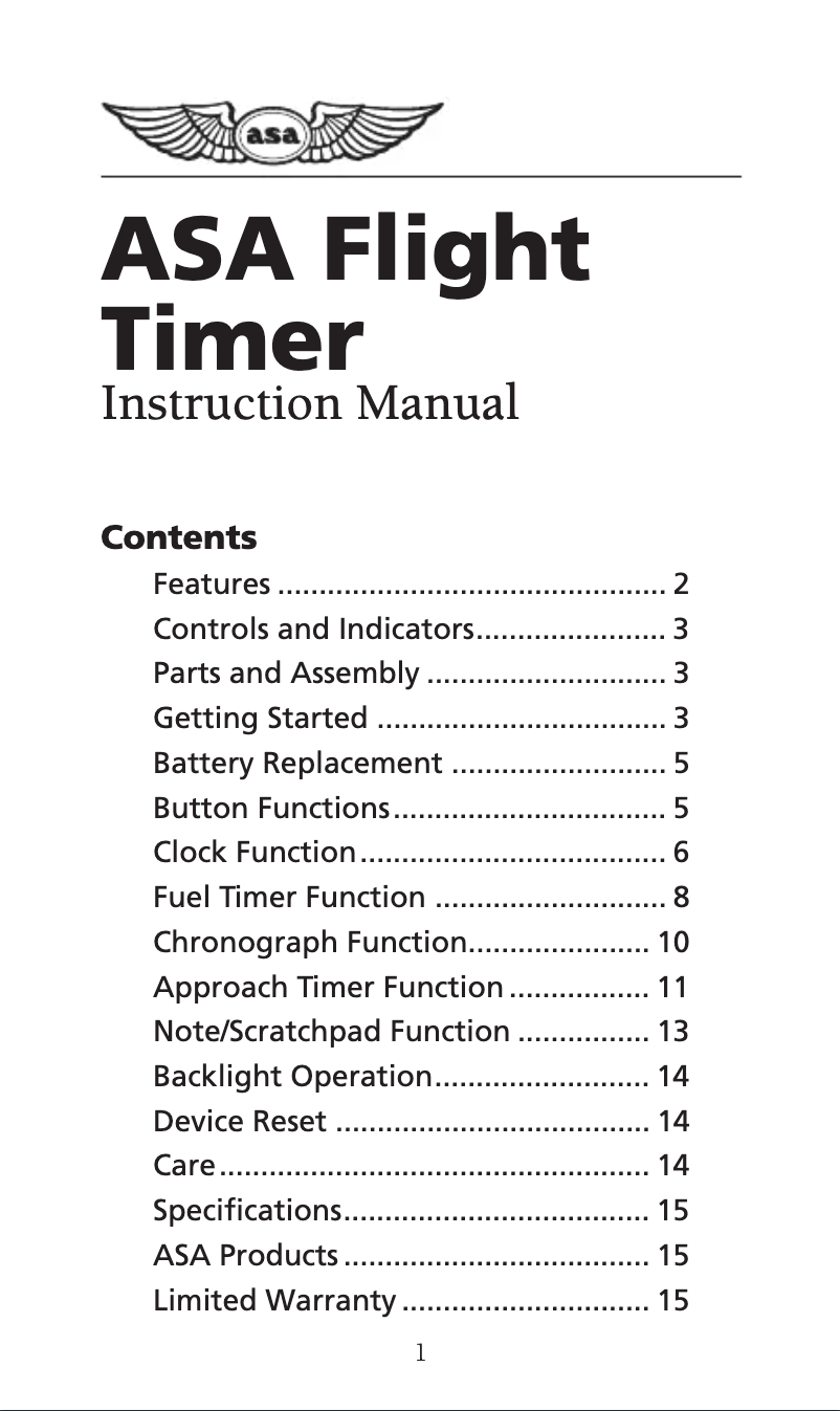 Imagen de la primera página del manual del dispositivo TIMER-3