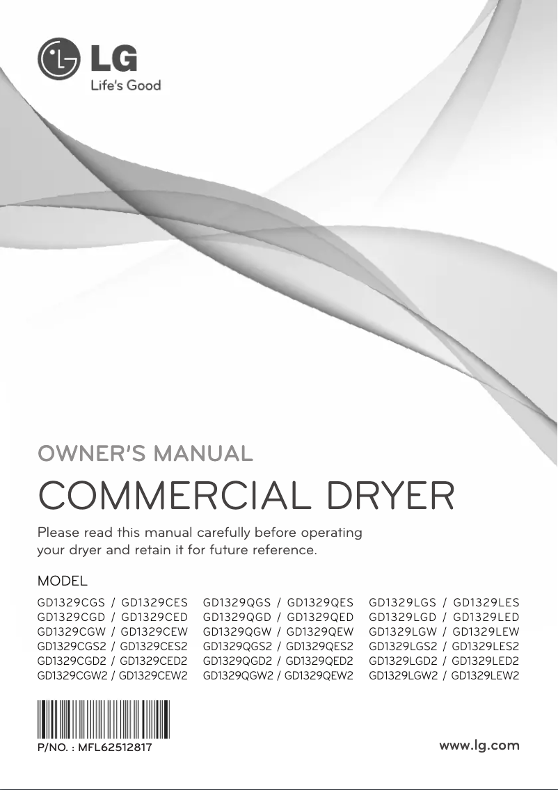 Imagen de la primera página del manual del dispositivo GD1329W2