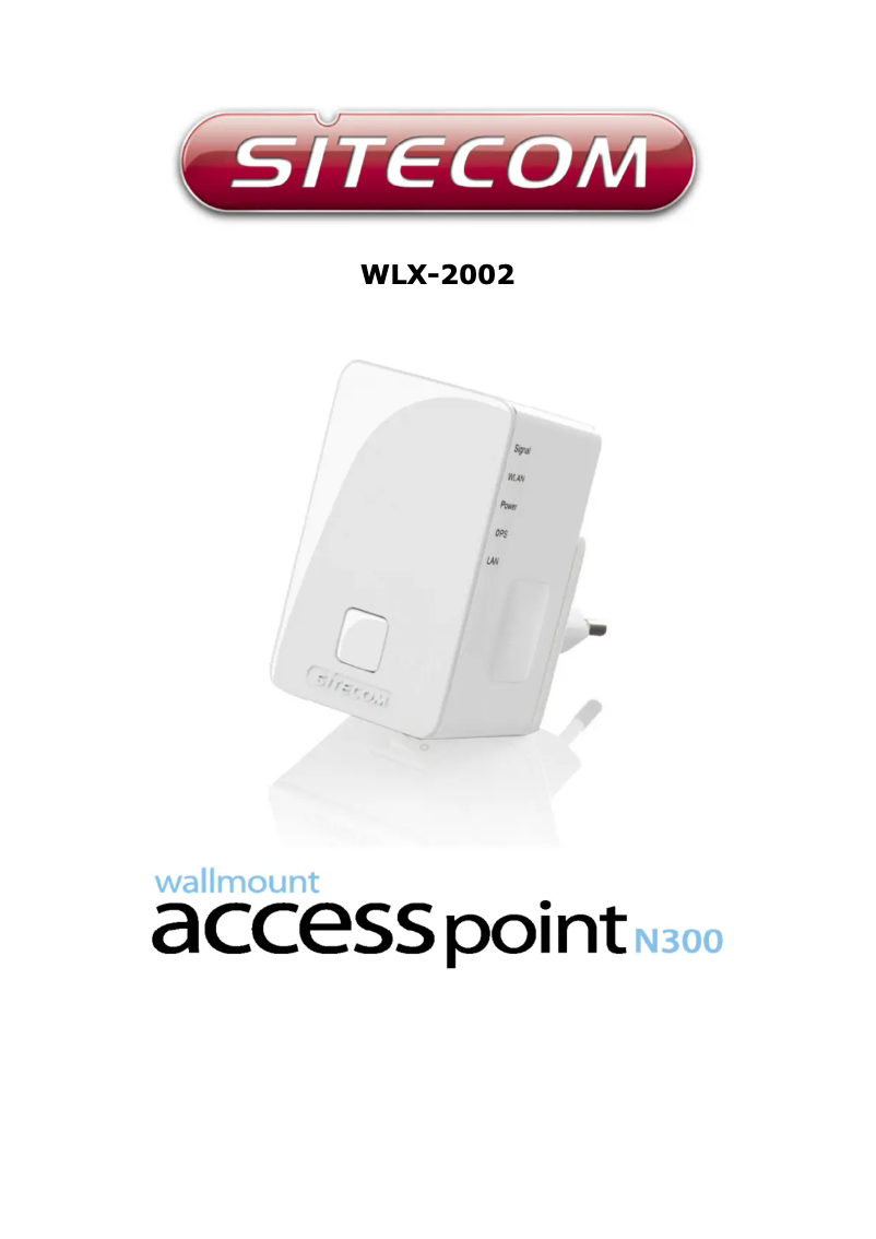 Página 1 del manual Manual de usuario Sitecom WLX-2003