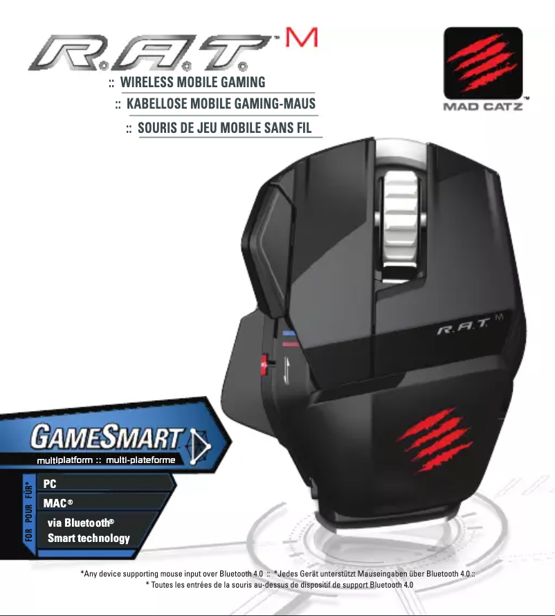Página 1 del manual Manual de usuario Mad Catz R.A.T. M
