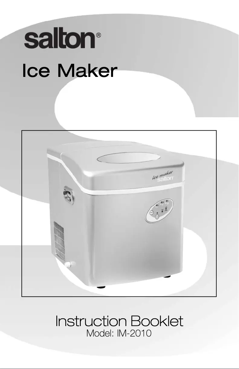 Página nº 1 - Manual de usuario Salton IM-2010