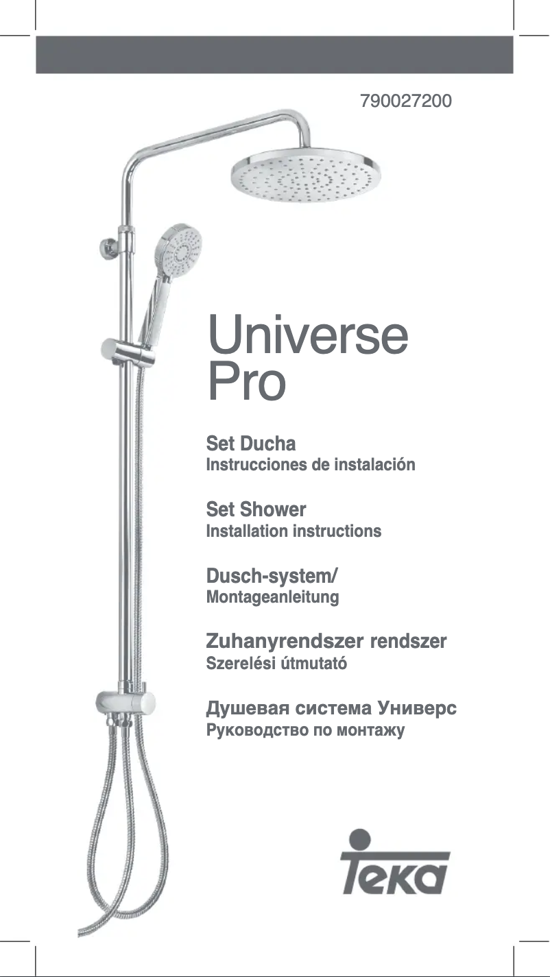 Imagen de la primera página del manual del dispositivo Universe Pro