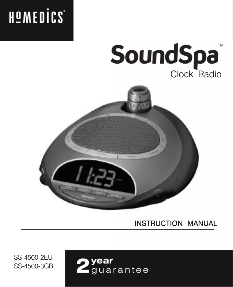 Página nº 1 - Manual de usuario Homedics SS-4500-2