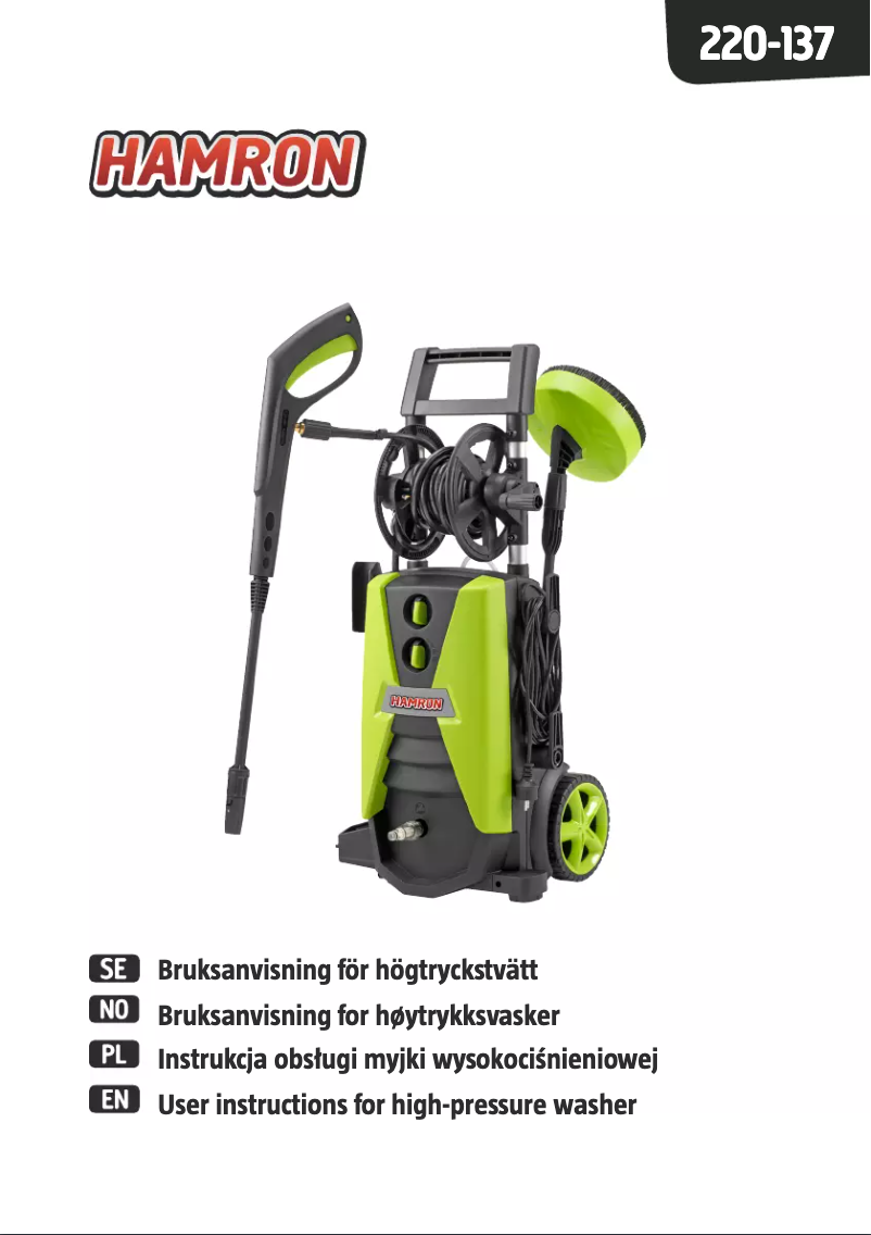 Página 1 del manual Manual de usuario Hamron 220-137