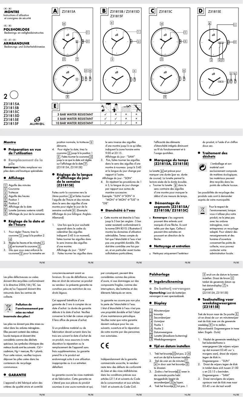 Imagen de la primera página del manual del dispositivo IAN 94449