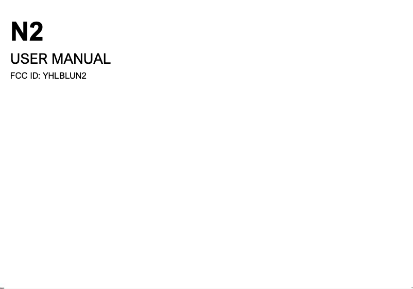 Imagen de la primera página del manual del dispositivo Bold N2