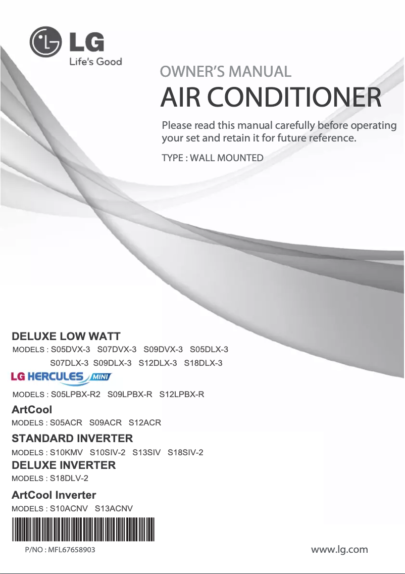 Página 1 del manual Manual de usuario LG SN05DLX-2