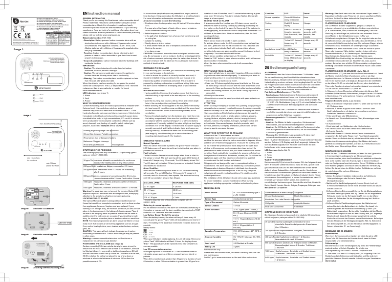 Página nº 1 - Manual de usuario Smartwares FGA-13041