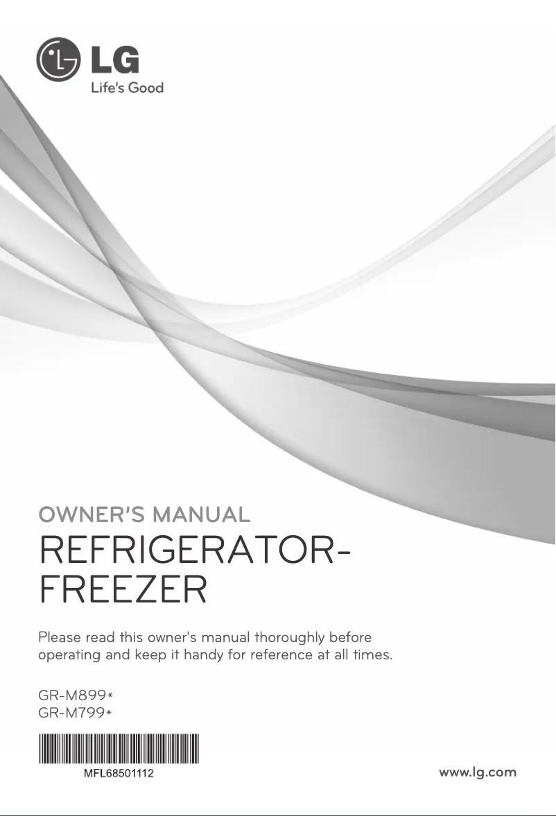 Página nº 1 - Manual de usuario LG GR-M799HN